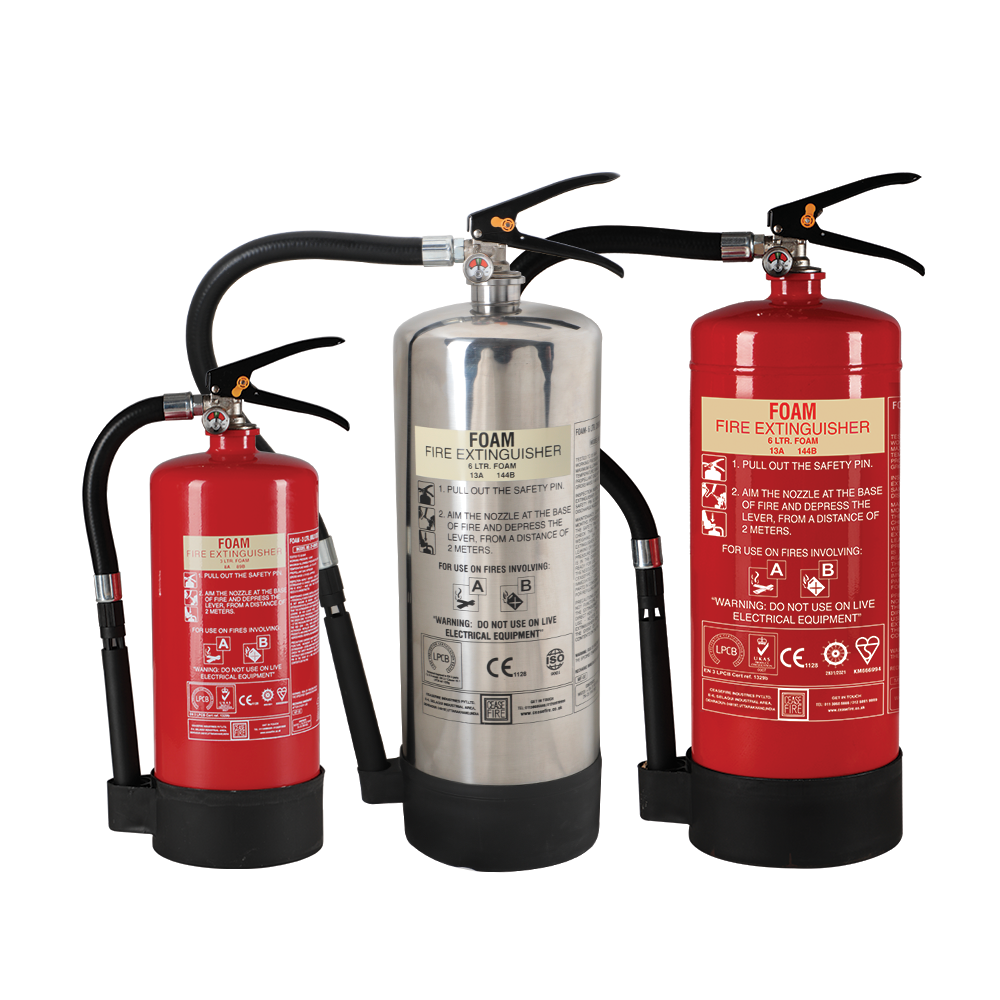 Foam Based Portable Fire Extinguishers